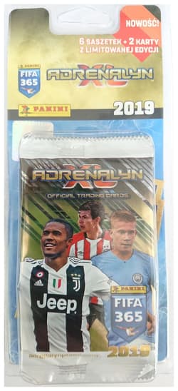 Adrenalyn XL FIFA 365 2019 Update Edition 5 saszetek + 2 karty z limitowanej edycji