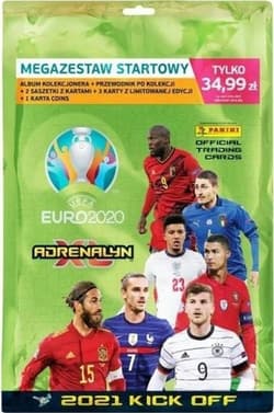 Adrenalyn XL Karty UEFA EURO 2021 Kick off Megazestaw startowy