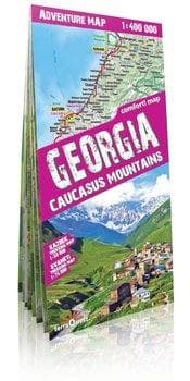 Adventure map Gruzja/Georgia 1:400 000 mapa - Praca zbiorowa