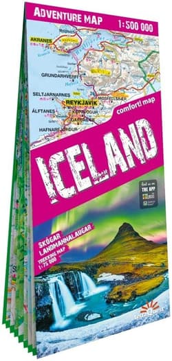 Adventure map Islandia/Iceland 1:500 000 w.2026 - Praca zbiorowa