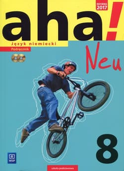 Aha! Neu Język niemiecki 8 Podręcznik + 2CD Szkoła podstawowa - Anna Potapowicz, Krzysztof Tkaczyk