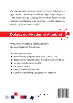 Galeria - zdjęcie nr. 4 - Akademia Algebro zeszyt ćwiczeń z kolorowankami dla najmłodszych uczniów