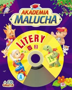 Akademia malucha. Litery z płytą CD