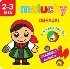 Akademia malucha. Maluchy. Obrazki z naklejkami - Anna Wiśniewska