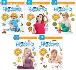 Akademia malucha Pakiet 3-latka ( części 1-5 )