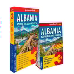 Albania Kosowo Macedonia Północnazestaw przewodnikowy 3w1 2024
