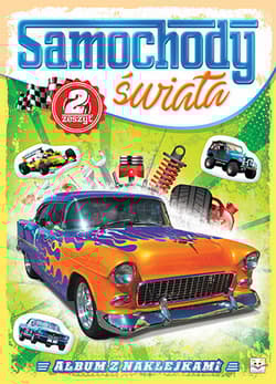 Album z naklejkami Samochody świata Część 2 - Opracowanie Zbiorowe