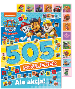 Ale akcja! Psi Patrol. 505 naklejek
