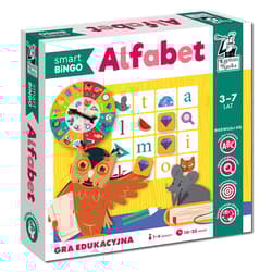 Alfabet. Smart Bingo. Gra edukacyjna. Kapitan Nauka - Izabela Gołaszewska