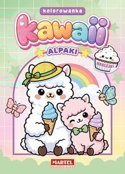 Alpaki Kawaii. Kolorowanka z naklejkami - Wiktoria Kohnke