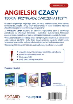Galeria - zdjęcie nr. 2 - Angielski. Czasy. Teoria i przykłady, ćwiczenia i testy