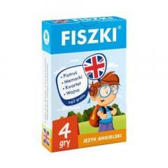 Angielski. Fiszki. 4 gry do nauki - Praca zbiorowa