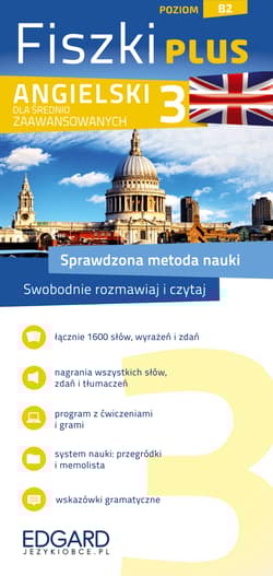 Angielski. Fiszki PLUS dla średnio zaawansowanych 3. Poziom B2