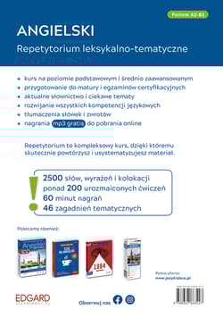 Galeria - zdjęcie nr. 2 - Angielski. Repetytorium leksykalno-tematyczne A2-B1 wyd. 3