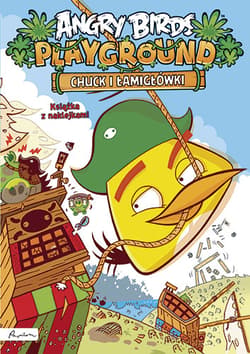 Angry Birds Playground Chuck i łamigłówki Książka z naklejkami