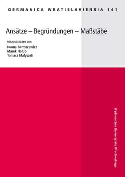 Ansatze - Begrundungen - Maßstäbe
