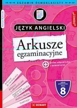 Arkusze egzaminacyjne. Język angielski. Egzamin ósmoklasisty. COMBO - Roman Kuliniak, Andrzej Chwalba