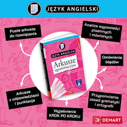 Galeria - zdjęcie nr. 2 - Arkusze egzaminacyjne. Język angielski. Egzamin ósmoklasisty. COMBO