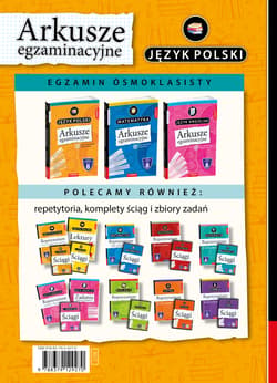 Galeria - zdjęcie nr. 2 - Arkusze egzaminacyjne. Język polski. Egzamin ósmoklasisty. COMBO