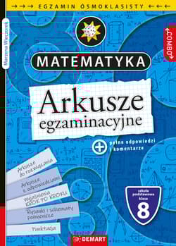 Arkusze egzaminacyjne. Matematyka. Egzamin ósmoklasisty. COMBO - Marzena Wieczorek