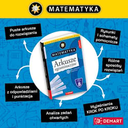 Galeria - zdjęcie nr. 4 - Arkusze egzaminacyjne. Matematyka. Egzamin ósmoklasisty. COMBO