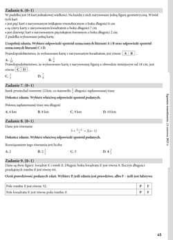 Galeria - zdjęcie nr. 3 - Arkusze egzaminacyjne. Matematyka. Egzamin ósmoklasisty. COMBO