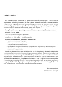 Galeria - zdjęcie nr. 2 - Arkusze egzaminacyjne. Matematyka. Egzamin ósmoklasisty. COMBO