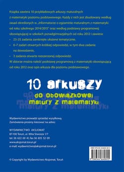 Galeria - zdjęcie nr. 3 - Arkusze maturalne matematyka 2015 poziom podstawowy