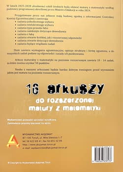 Galeria - zdjęcie nr. 4 - Arkusze maturalne z matematyki poziom rozszerzony 2025-2028