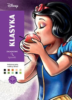 Art therapy Kolorowanka antystresowa Disney Klasyka Zagadkowe rysunki - Ilona Siwak