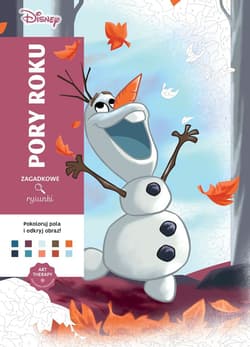 Art therapy Kolorowanka antystresowa Disney Pory roku Zagadkowe rysunki - William Bal