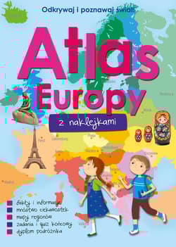 Atlas Europy z naklejkami 