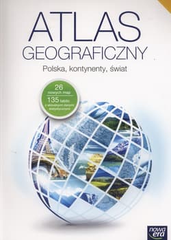 Atlas geograficzny Polska kontynenty świat Gimnazjum