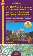 Atrakcje pogranicza polsko-słow. mapa 1:100 000 - Praca zbiorowa
