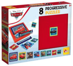 Auta - puzzle progresywne