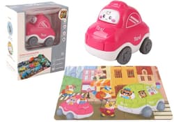 Auto puzzle Przygoda drogowa taxi