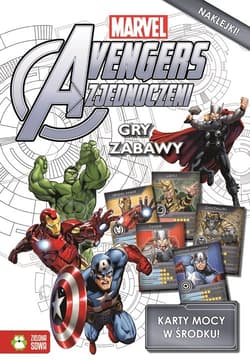Avengers gry i zabawy + karty do zabawy do wypchnięcia - Opracowanie Zbiorowe