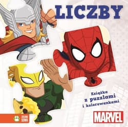 Avengers z puzzlami Liczby