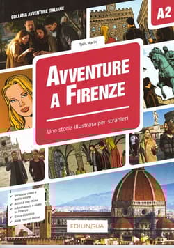 Avventure A Firenze A2 Storia illustrata per studenti d'italiano -  Marin Telis