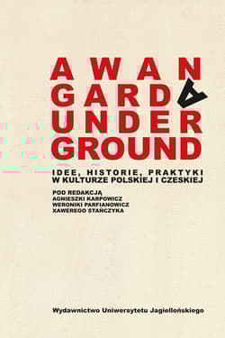 Awangarda Underground Idee, historie, praktyki w kulturze polskiej i czeskiej - Agnieszka Karpowicz
