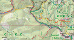 Galeria - zdjęcie nr. 3 - Babiogórski Park Narodowy kieszonkowa laminowana mapa turystyczna 1:50 000