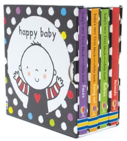 Baby's Very First Black and White Little Library wer. angielska - Fiona Watt