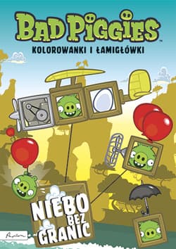 Bad Piggies Niebo bez granic Kolorowanki i łamigłówki
