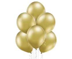 Balony Belbal chromowane złote 30cm 100szt