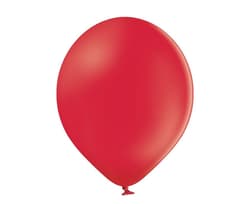 Balony Belbal pastelowe czerwone 50szt