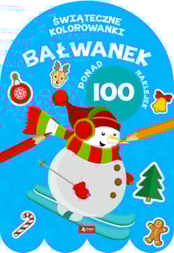 Bałwanek. Kolorowanka z naklejkami - Opracowanie Zbiorowe