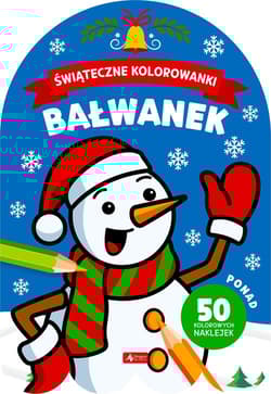 Bałwanek Świąteczne kolorowanki