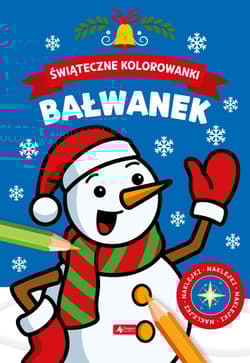Bałwanek. Świąteczne kolorowanki
