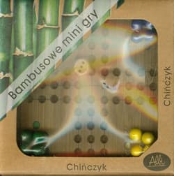 Bambusowe mini gry Chińczyk