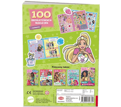 Galeria - zdjęcie nr. 2 - Barbie 100 Brokatowych naklejek